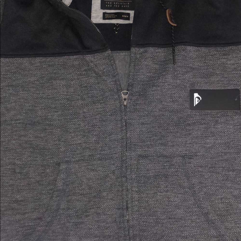 🆕QUIKSILVER KELLER BLOCK ZIP HOODIE - Picture 4 of 5